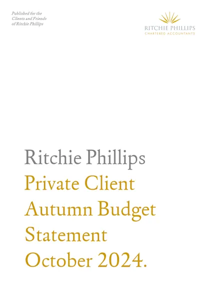 Autumn 2024 Budget Statement